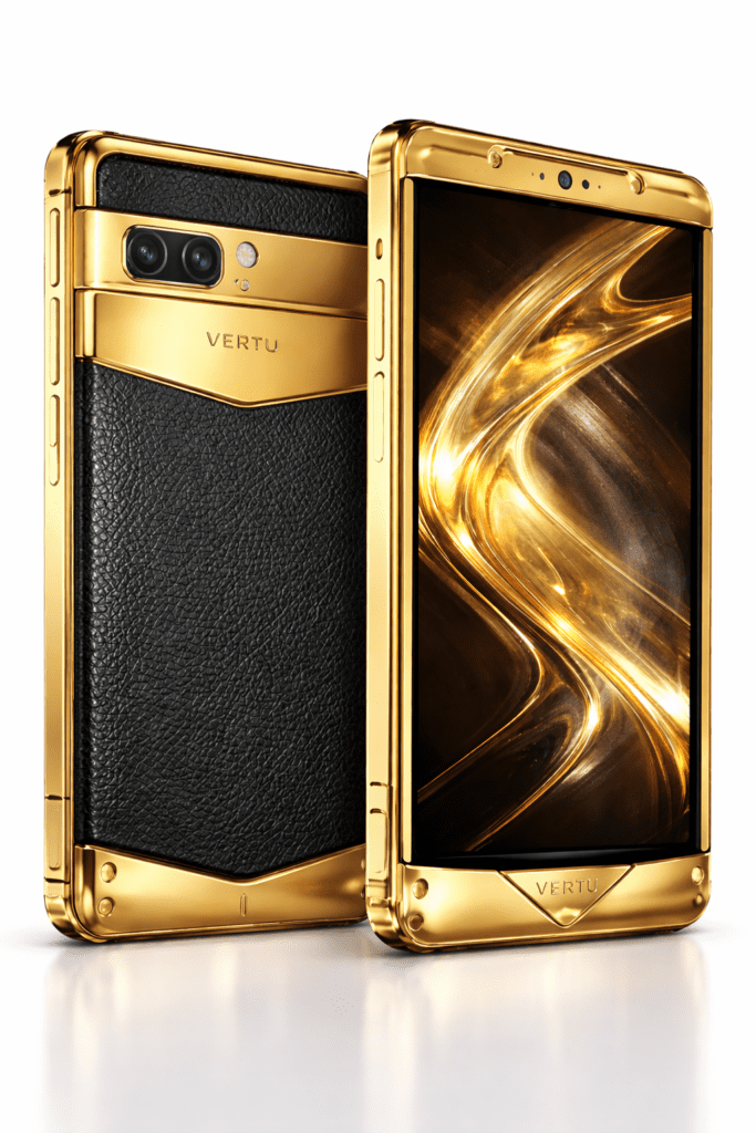 Aster P Gold Plated là mẫu điện thoại xa xỉ nổi bật trong bộ sưu tập Vertu với thiết kế được hoàn thiện từ kim loại mạ vàng cao cấp kết hợp cùng da thuộc thủ công tinh xảo. Mỗi chi tiết trên thiết bị đều được chăm chút tỉ mỉ nhằm mang đến vẻ đẹp sang trọng, đẳng cấp và khẳng định vị thế của chủ nhân.