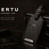 Vertu Luggage Tag Chính Hãng – Thẻ Hành Lý Da Cao Cấp Sang Trọng