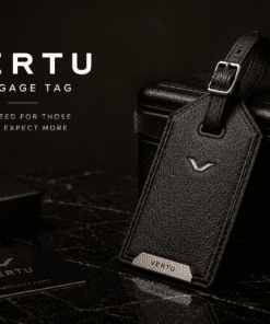 Vertu Luggage Tag Chính Hãng – Thẻ Hành Lý Da Cao Cấp Sang Trọng